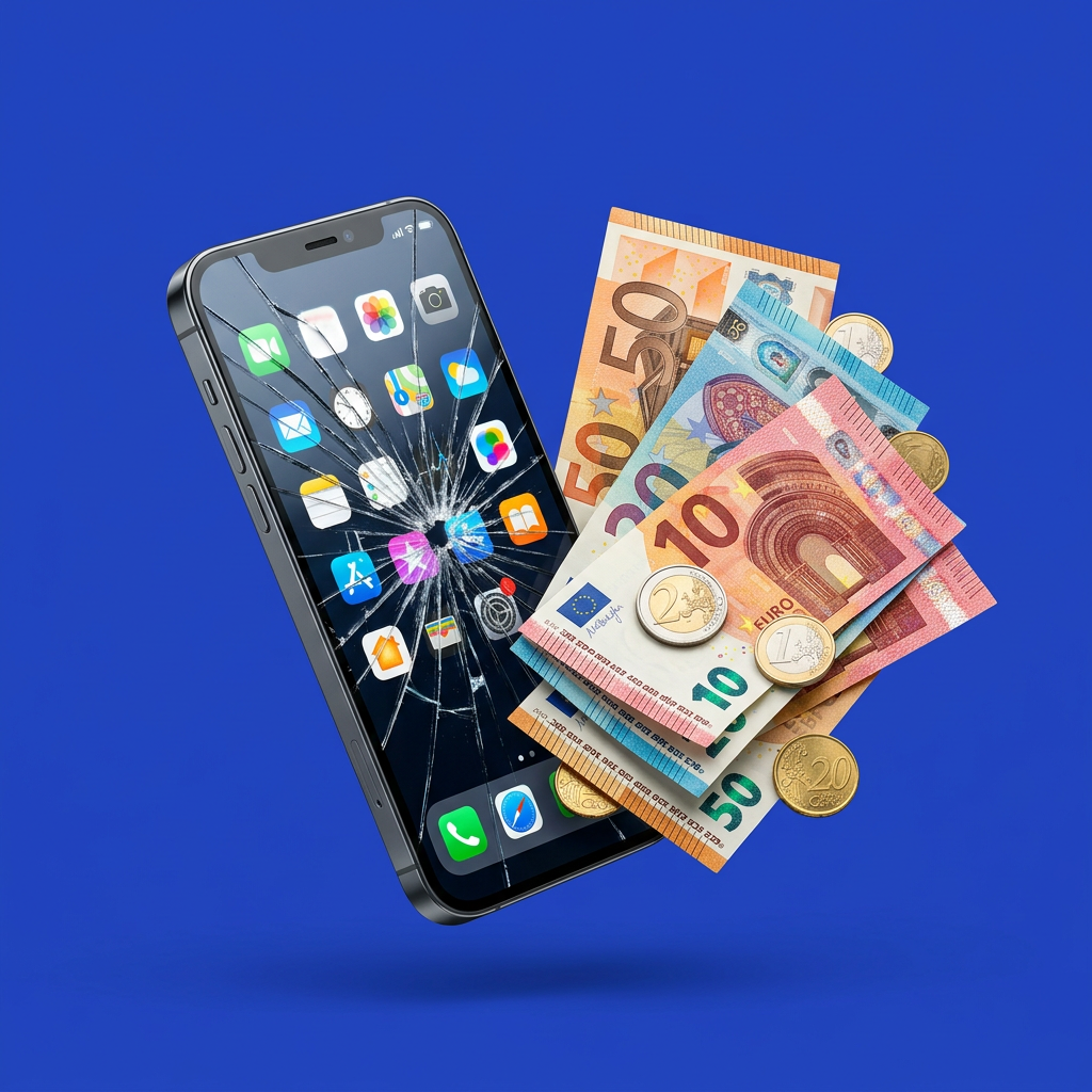 Smartphone à écran cassé racheté par Nordware